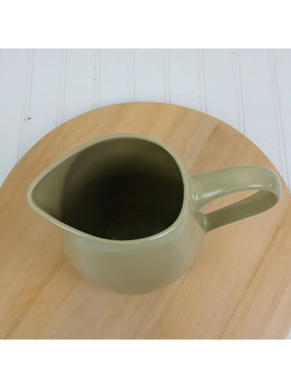 Dansk Green Liora Manne Pitcher Studio LM Stoneware